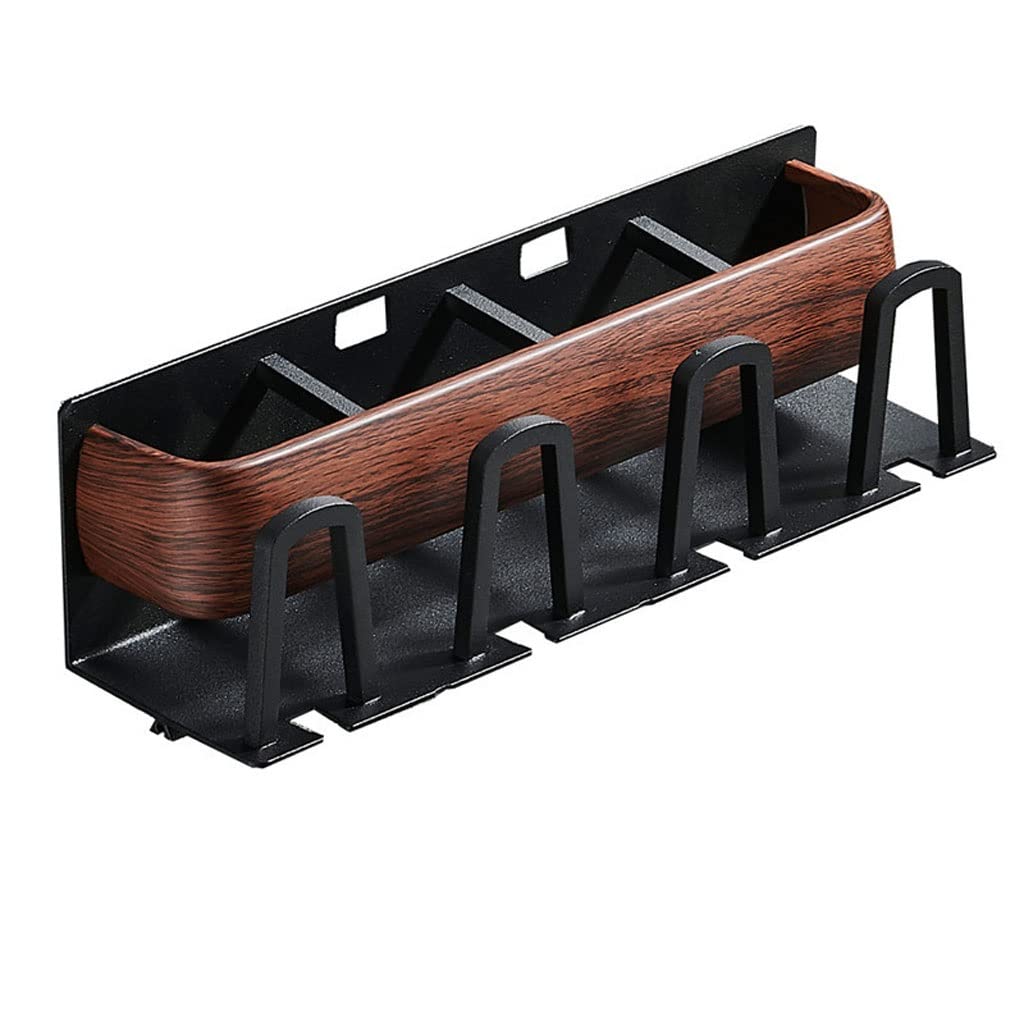 Estante para Cepillos de Dientes Porta di spazzolino da Denti a Muro a Parete Porta del Camino Multifunzionale Porta dentano con Accessori for Ganci con Accessori for Ganci(L)