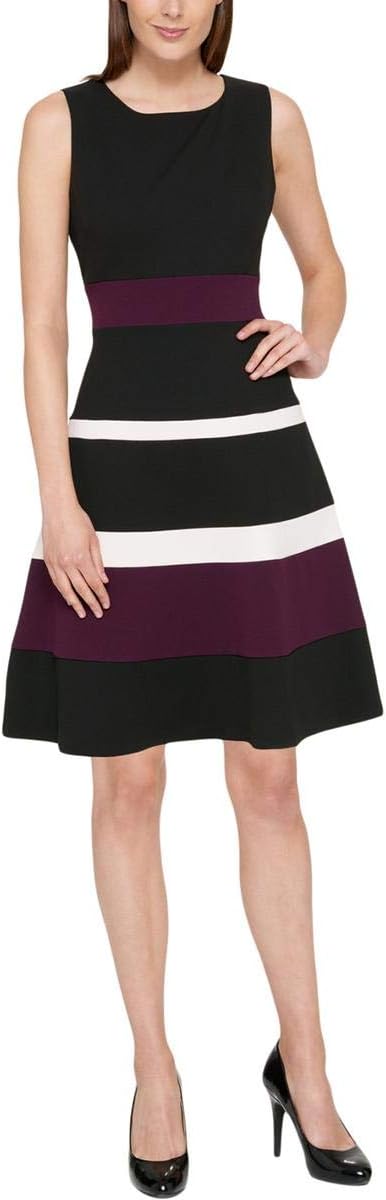 Tommy Hilfiger Women's Classic Scuba Crepe Swing Dress