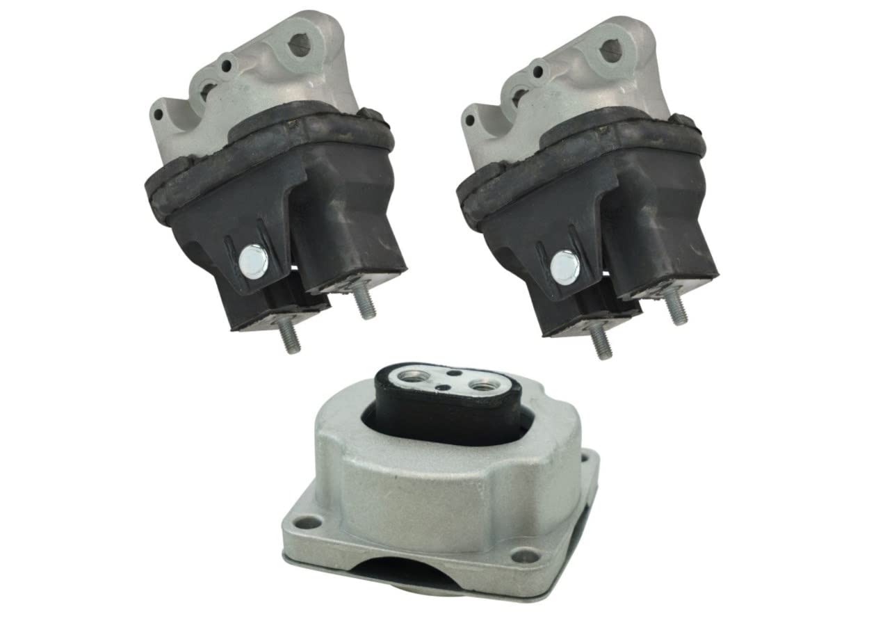 Engine Motor and Transmission Mount kit Fit for Dodge Challenger/Charger/Magnum, Fit for Chrysler 300 2005-2010 5.7L 6.1L, Auto Motor & Trans Mount Set 3pc# A5388/A5390, 5180406AE/4578046AE/4578046AF
