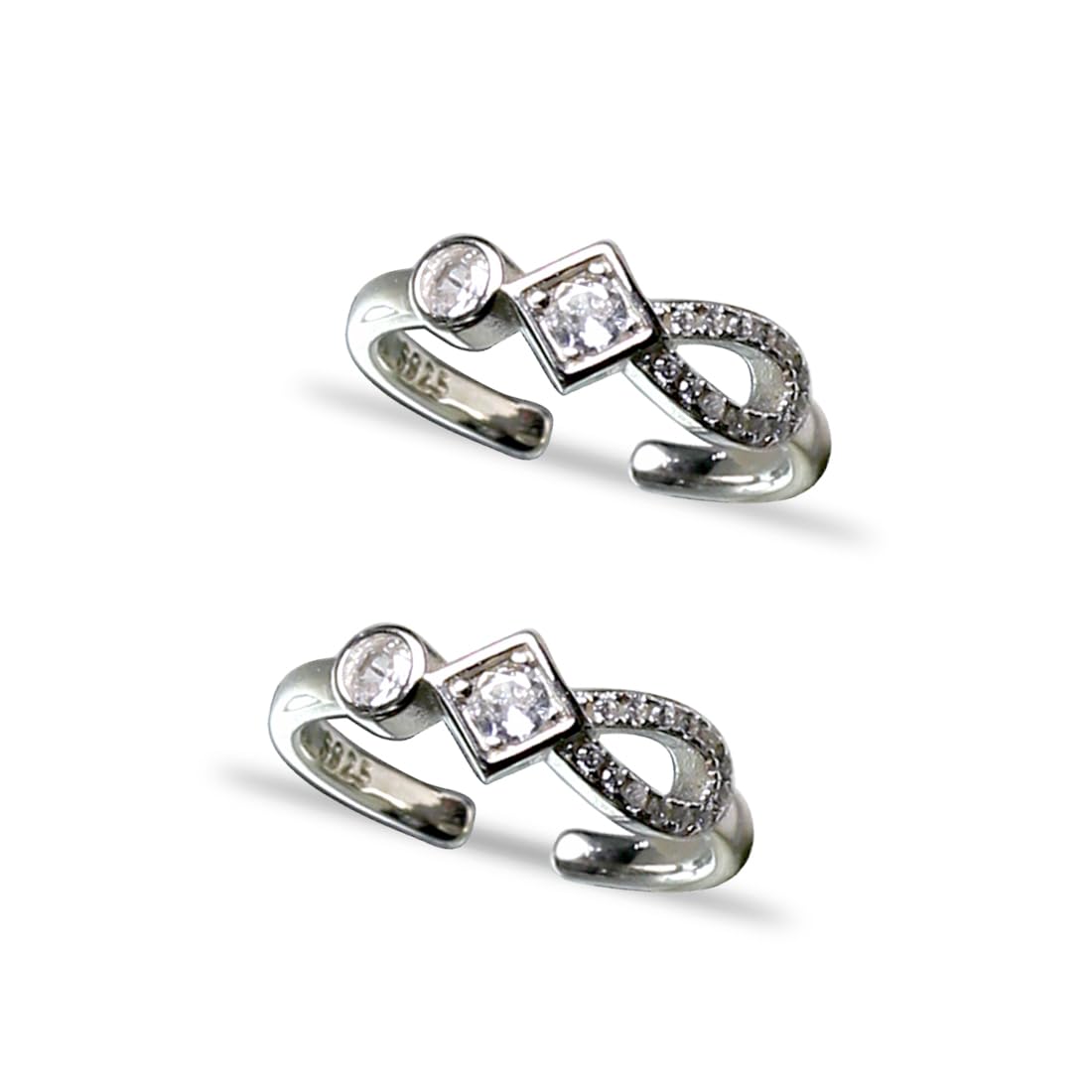 TARAASH 925 Sterling Silver CZ Toe Ring For Women (B0C1VW2M5G) Amazon Price History, Amazon Price Tracker