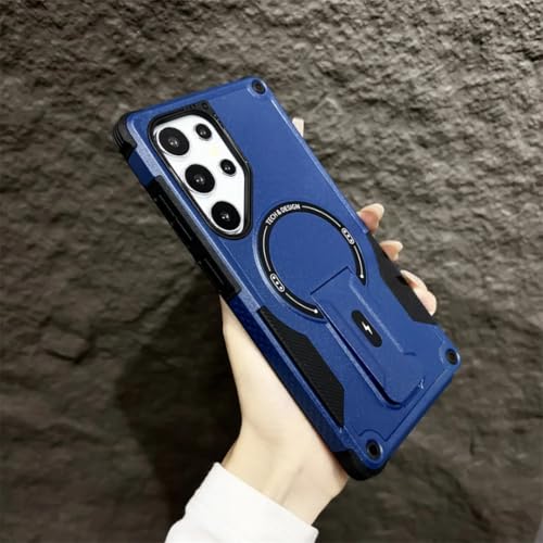 Étui magnétique pour Samsung A05S bleu marine housse portefeuille pour voyager