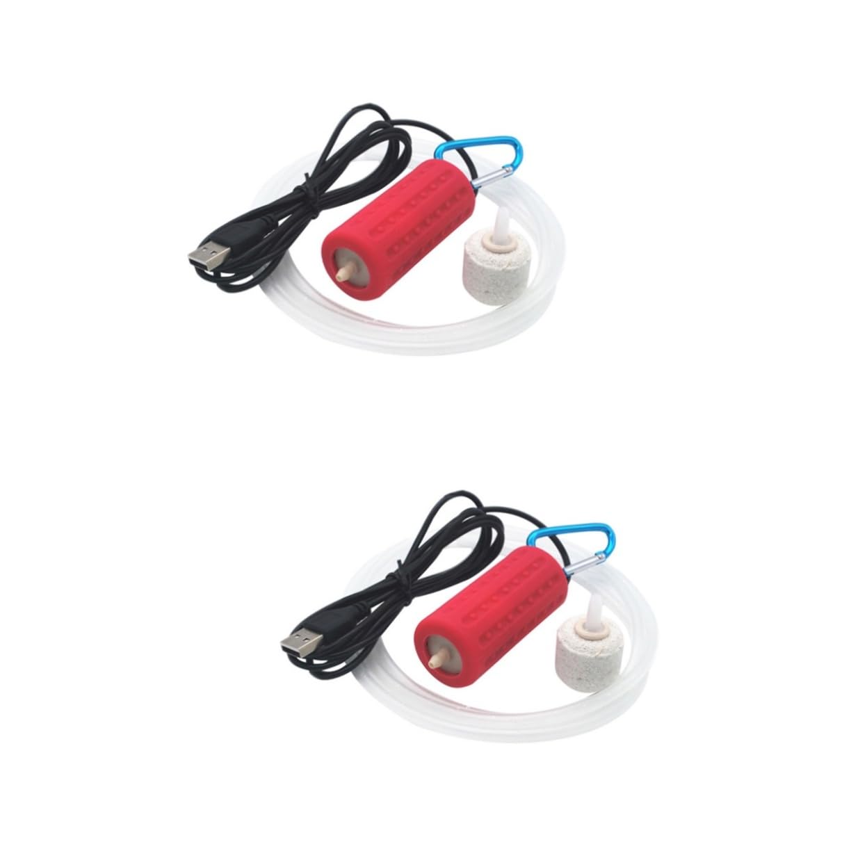 2 Uds De Estanque De Estanque De Agua De Oxígeno Hidropónico De Aire De Acuario De Agua De Pesca