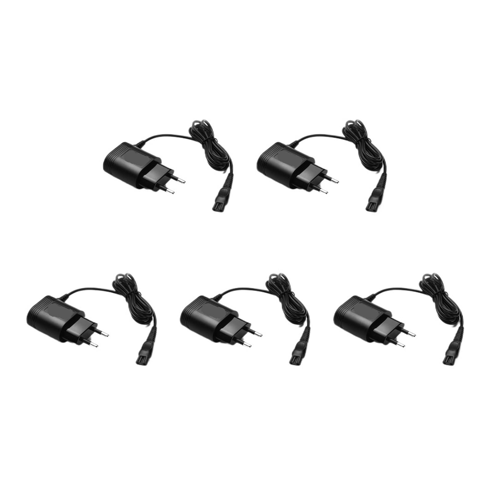 Caricatore For Rasoio, Compatibile Con Philips HQ8505 | Caricabatterie a 2 poli Adattatore di alimentazione 15 V 5,4 W 6070 6071 6073 6075 7350 8870 9080 RQ1290 PT730 AT891(5PCS)