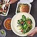 NYHI Brown 7 Inch 125 Pack Heavy Duty Eco-Friendly Disposable Plates 4