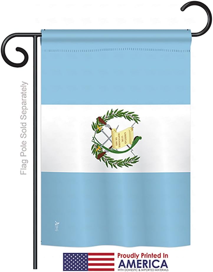 Guatemala Garden House Flags Set Regional Nationality Nation International World Country Particular Area Small Decorative Gift Yard Banner Made In USA 28 X 40