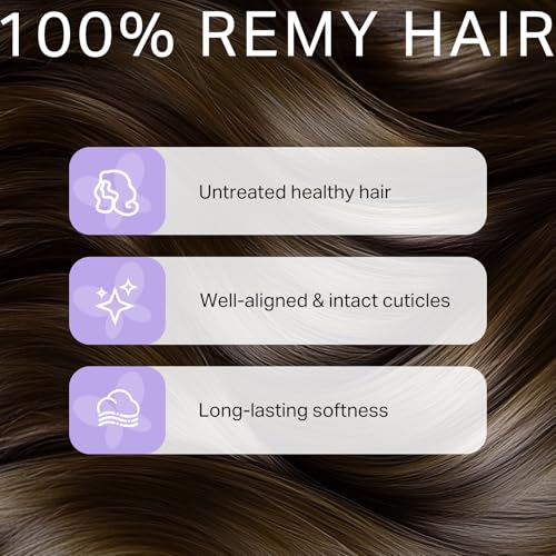 Image of DOORES Genius Tape in Hair Extensions Human Hair, 18 Inch 50g 20PCS
