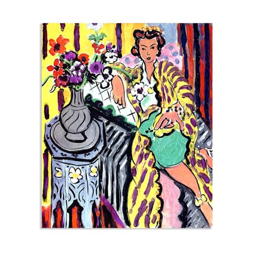 Toile Henri Matisse Odalisque jaune pour insuffler la poésie de l'art moderne