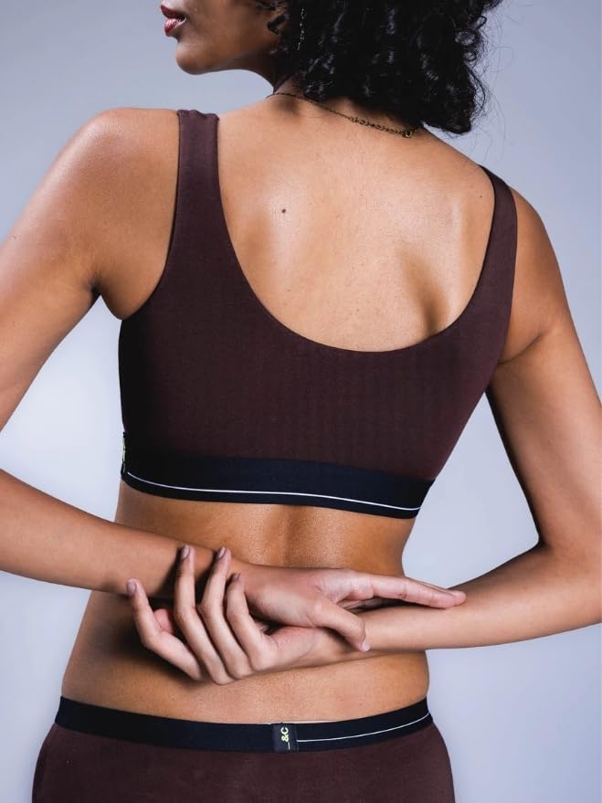 Image of &Circus PureSoft Non-Padded Lounge Bra for Women | Full Coverage Active Wear Sport Bra