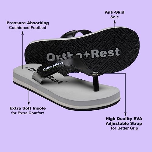 Ortho + Rest Extra Soft Flip Flop Footwear Ortho-Pedic Slippers for Women & Girls Daily Use