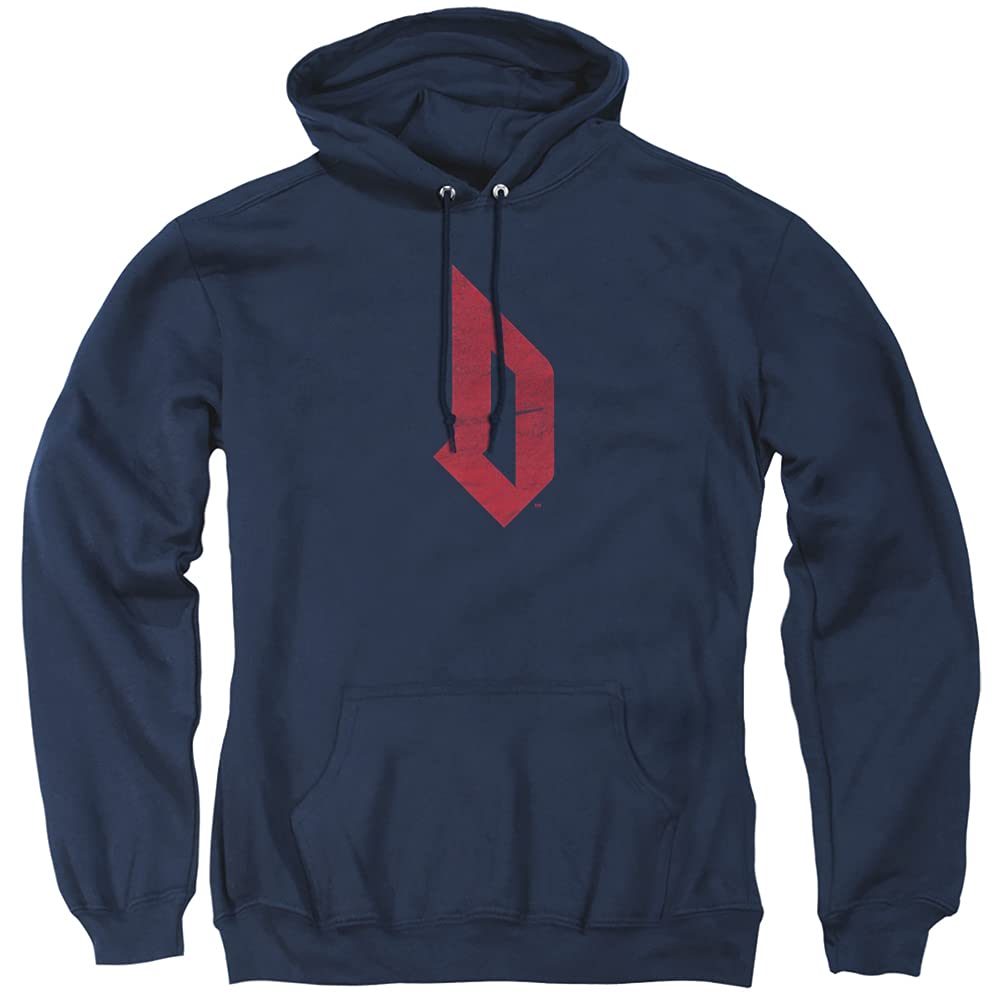 LOGOVISION Official Collegiate Distressed Primary Logo Adult Pullover Hoodie Collection — view 456