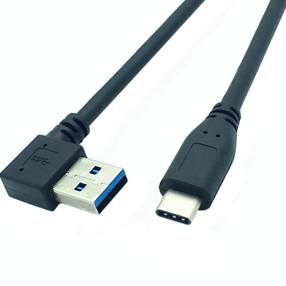 Amazon | TypeC USB 3.1-USB3.0ケーブル L字型右向き（オスにオス
