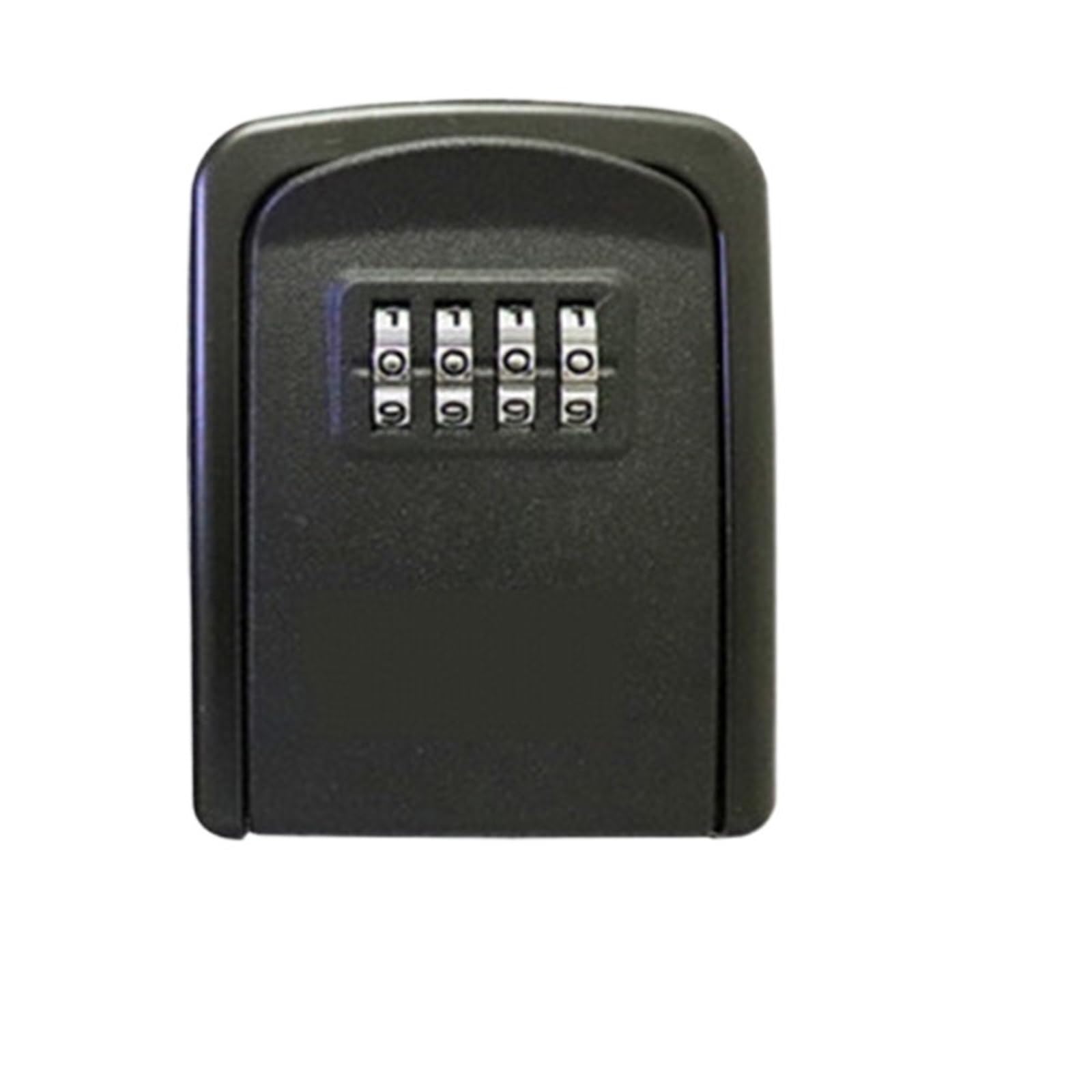 Caja de seguridad de combinación de 4 dígitos para llaves, impermeable, mini caja fuerte para uso en exteriores, armario de aleación montado en la pared, almacenamiento secreto para llaves y objetos