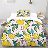 Photo Gallery xikmlsid limone 2 pezzi set di biancheria da letto per bambini, disegno arte della frutta,fibra ultrafine, 100% cotone,adatto per adulti e bambini single(135x200cm) Photo Gallery xikmlsid limone 2 pezzi set di biancheria da letto per bambini, disegno arte della frutta,fibra ultrafine, 100% cotone,adatto per adulti e bambini single(135x200cm)