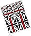 Biomar Labs® 10pcs Pegatina Bandera Nacional del Reino Unido UK Union Jack Thin Red Line Flag Vinilo Adhesivo Coches Cascos Motos Ciclomotores Bicicletas Ordenador Portátil D 41