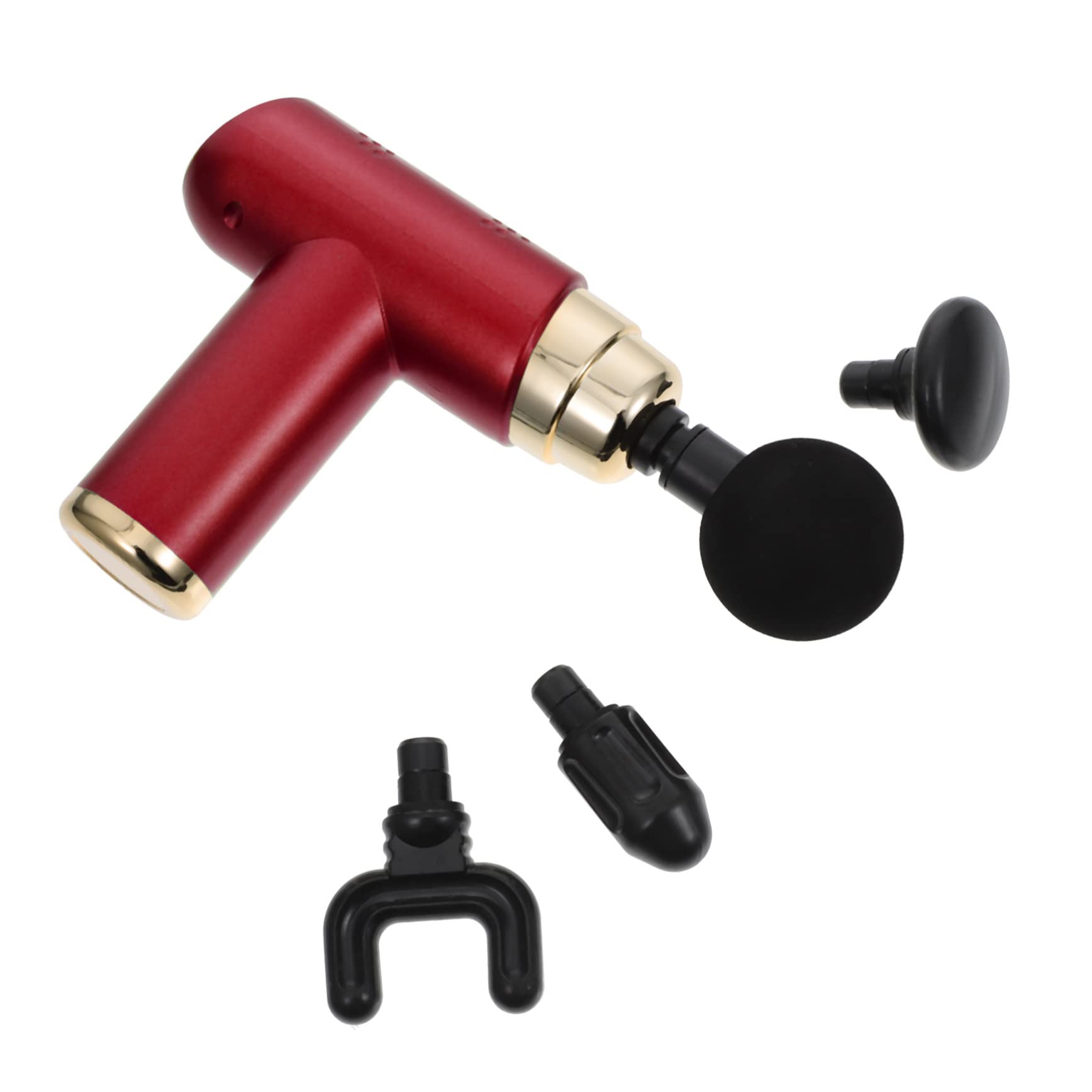 MAGICLULU Massaggiatore Corporeo Elettrico Mini per Fascia Muscolare Massaggiatore Percussione Accessorio Massaggiabile Regolabile da Viaggio per Casa Ufficio