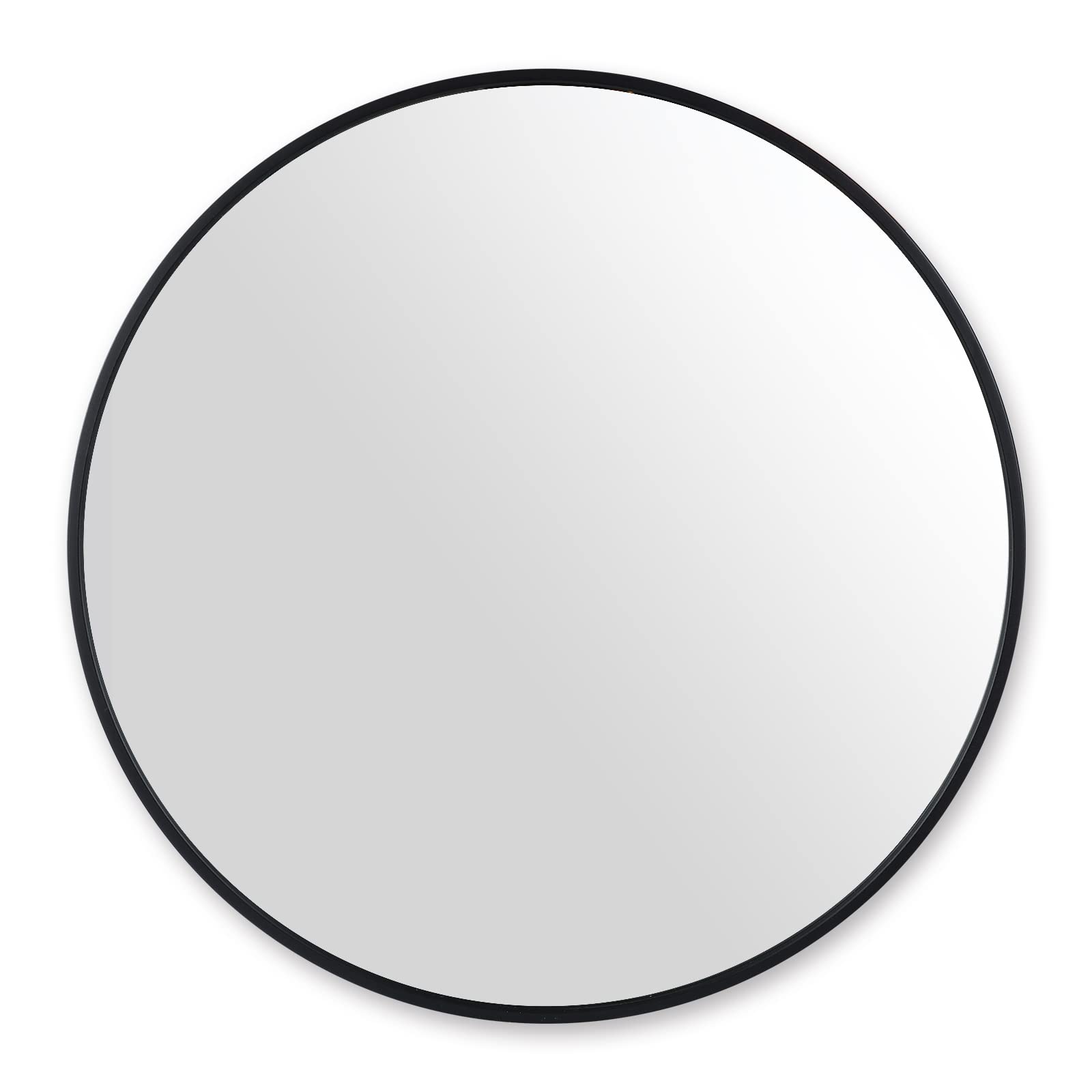 Buy Arcus Home Black Circle Mirror, 26 Inch Round Wall Mirror, Black Metal Framed Round Mirror