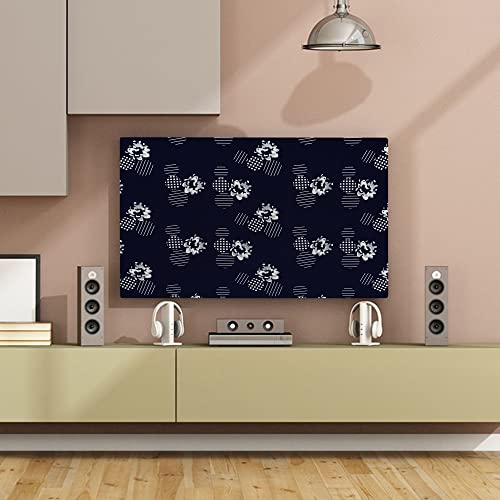 Image of Glassiano Marigold Dustproof Printed 65 inch LED TV Cover Screen Protector Compatible for All Models, Print 24