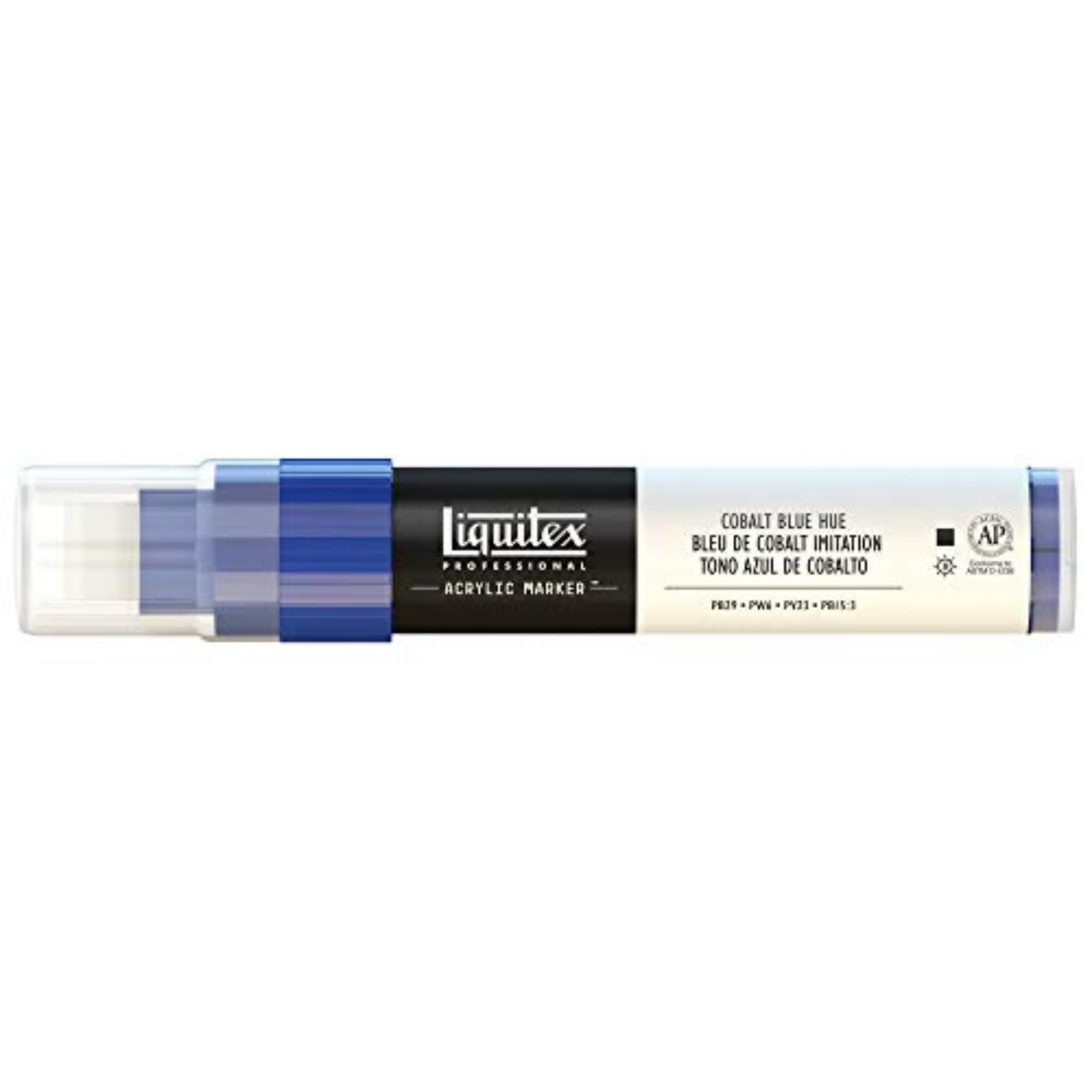 Liquitex Professional Paint Marker with 8-15 mm Wide Nib - Cobalt Blue Hue