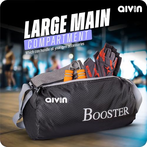Image of Aivin Booster Multipurpose Gym Bag | Gym Bags | Adjustable Shoulder Bag for Men |Duffle Gym Bags for Men | Fitness Bag|Carry Bags|Sports & Travel Bag|Sports Kit| Duffle Bags Travel