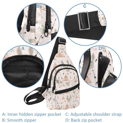 Bolsa de pecho para mujer impermeable para caminatas y viajes cómodos 4