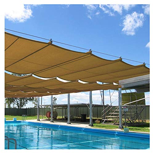 Tela Toldo Sombreamento Shade Retangular Cor Areia 5x3 Mts