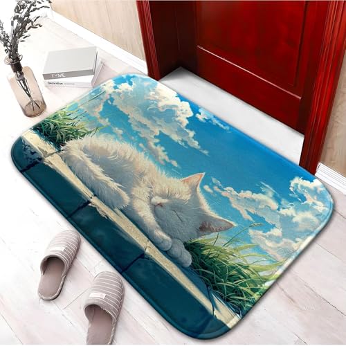 Tapis de bain lavable en machine moderne en mousse épaisse taille L - 7