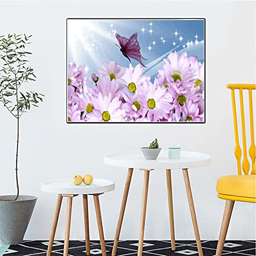 Diamant Peinture Kit Iris 5D DIY carré ou rond grand format broderie mosaïque 70x140cm - 2