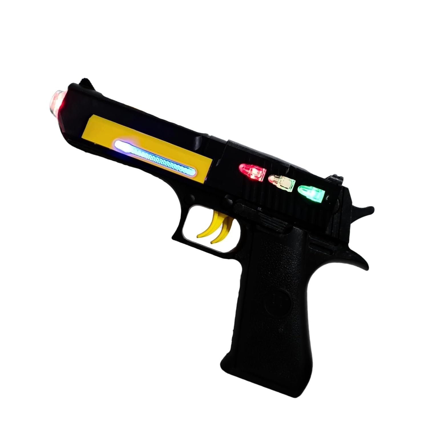 TOYTALES Flash Music Gun Toy for Kids | Battery Operated Sound & Light Weapon with Flashing LED & Music | 3xAA Battery Required (Not Included)