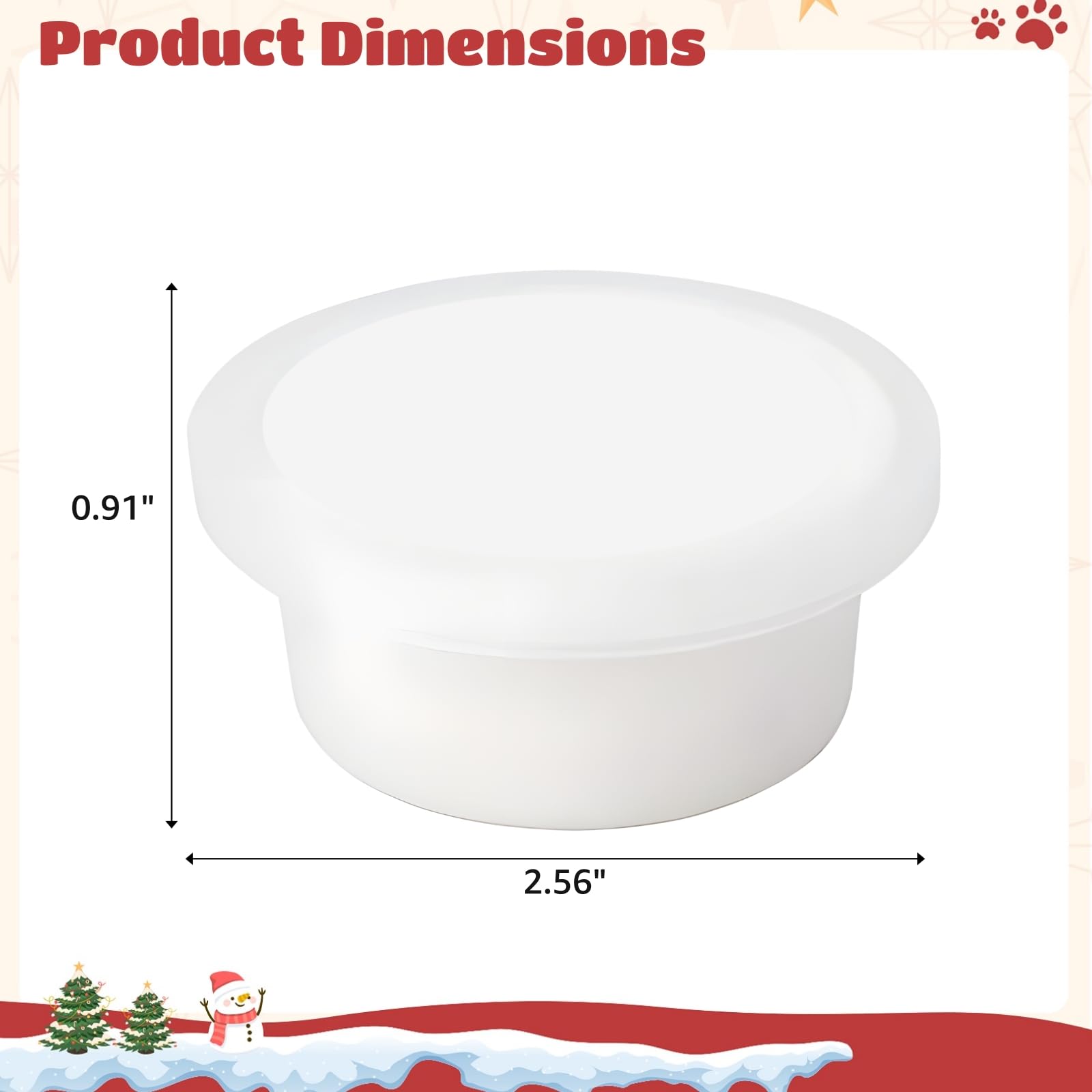 Vestamore Kit DIY de pâte à modeler bonhomme de neige de Noël, lot de 12, set pour fabriquer un bonhomme de neige, avec pâte à modeler et accessoires, cadeau de Noël, petite surprise pour chaussette