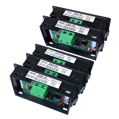 Voltmètre DC20-80V avec écran LCD rétroéclairé et anti-inverse