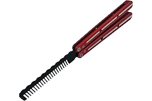 Vivid Butterfly Hair & Beard Comb with Dazzling Aluminum Hues
