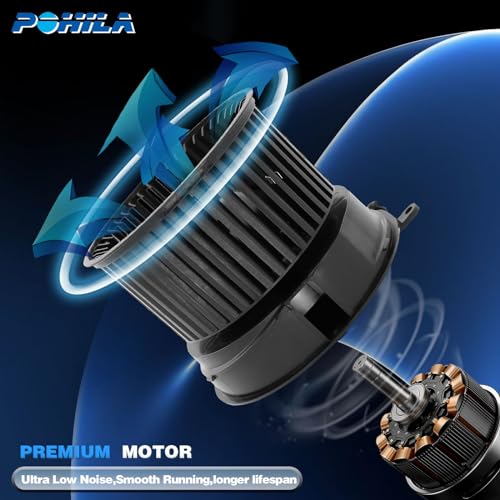 Image of 700253 Front Blower Motor Compatible with 2008 2008 2009 2010 2011 2012 2013 Nissan Rogue, 2014-2015 Rogue Select, 2007-2012 Sentra, Replace 27225-ET00A PM9377 75856 27225-JM01A