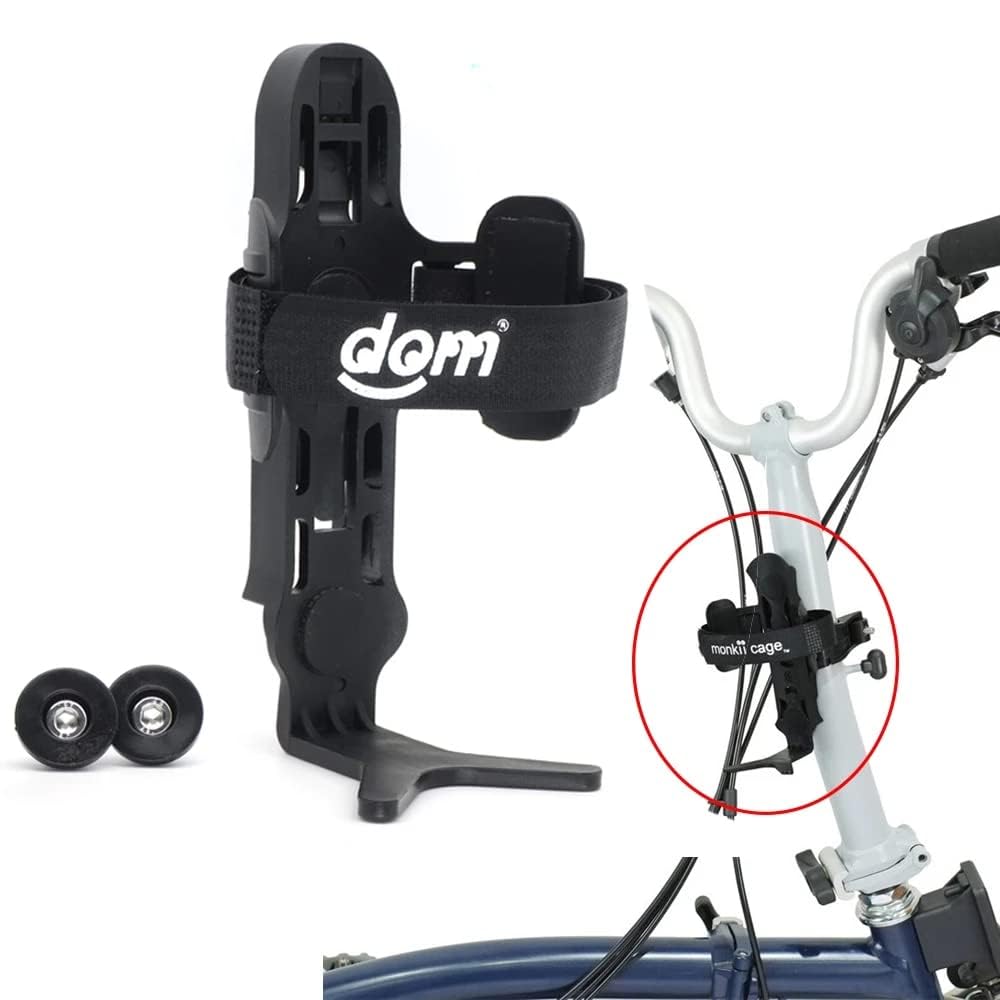 dom monkii cageセット for Brompton ACEOFFIX Monkii DOM Cage Bicycle Water Bottle Cage Adapter Mount