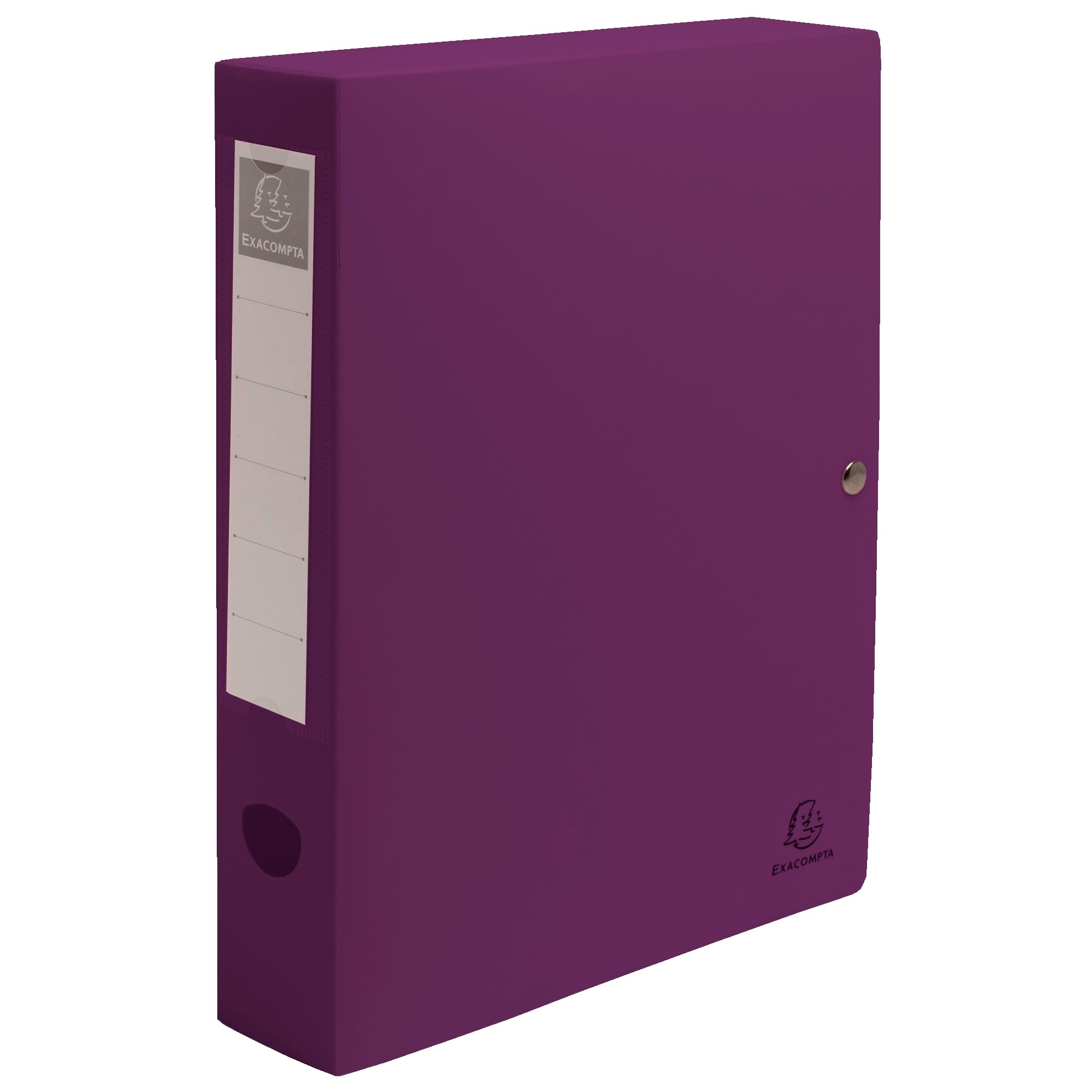 Exacompta 6 scatole archivio Titane PP riciclato dorso 8 cm assortite
