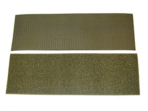 Gourd 4" Wide Sew On Hook and Loop - 12"of Hook 12" of Loop Per Package (Green/OD)
