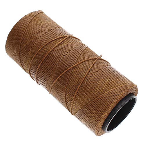 The Beadsmith Knot It Waxed Polyester Cord, Tawny Color, 0.7mm Diameter, Light Wax, 144 Meters (472 Feet) Per Spool - Image 2