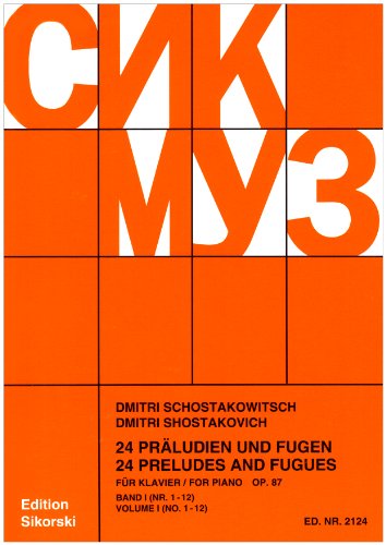 Shostakovich – Preludios e perdite Op.87 Vol.1º (n. 1 al 12, per Pianoforte
