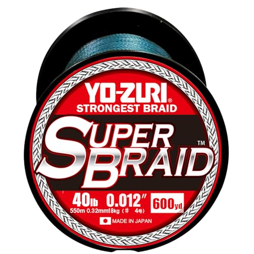 Tresse Yo-Zuri Superbraid 18 kg fil de pêche flottant bleu longue distance