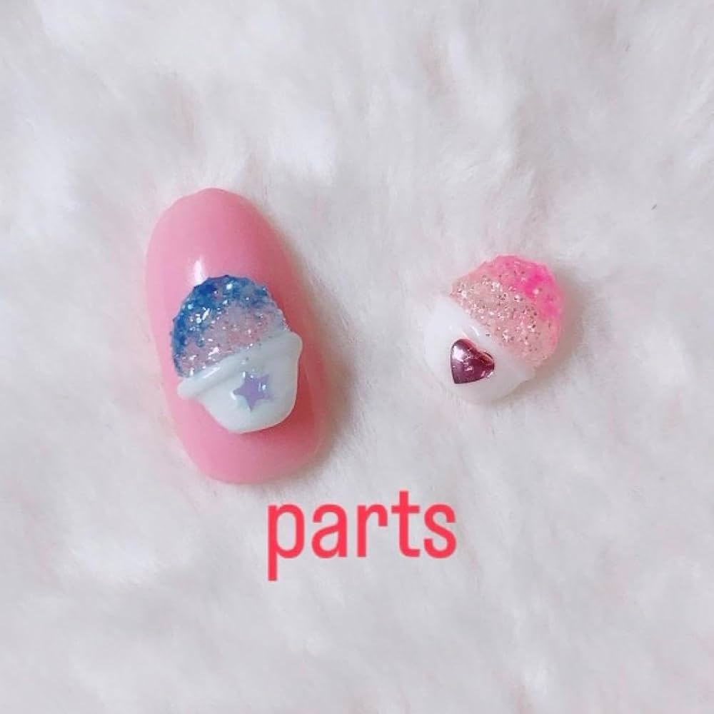 3dネイルパーツ ネイル うるうるネイル 氷ネイル ネイルパーツ うるうるネイル 氷ネイル オーロラ 3Dパーツ ハート 丸 ラウンド