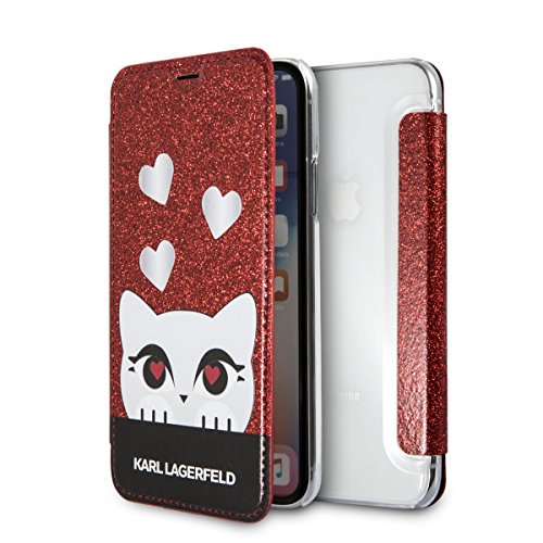 Karl Lagerfeld klflbkpxvdcre CG Mobile Housse pour Apple iPhone x Rouge