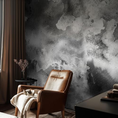 Décor mural intissé impression haute qualité Tulup nuages gris - 3