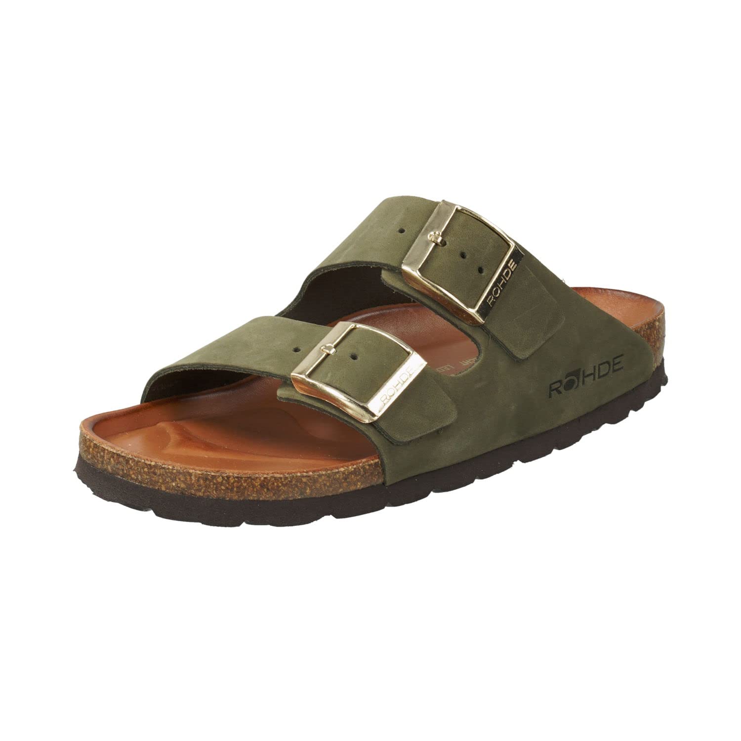 Rohde Women's Alba Mules, Olive 61, 6 UK