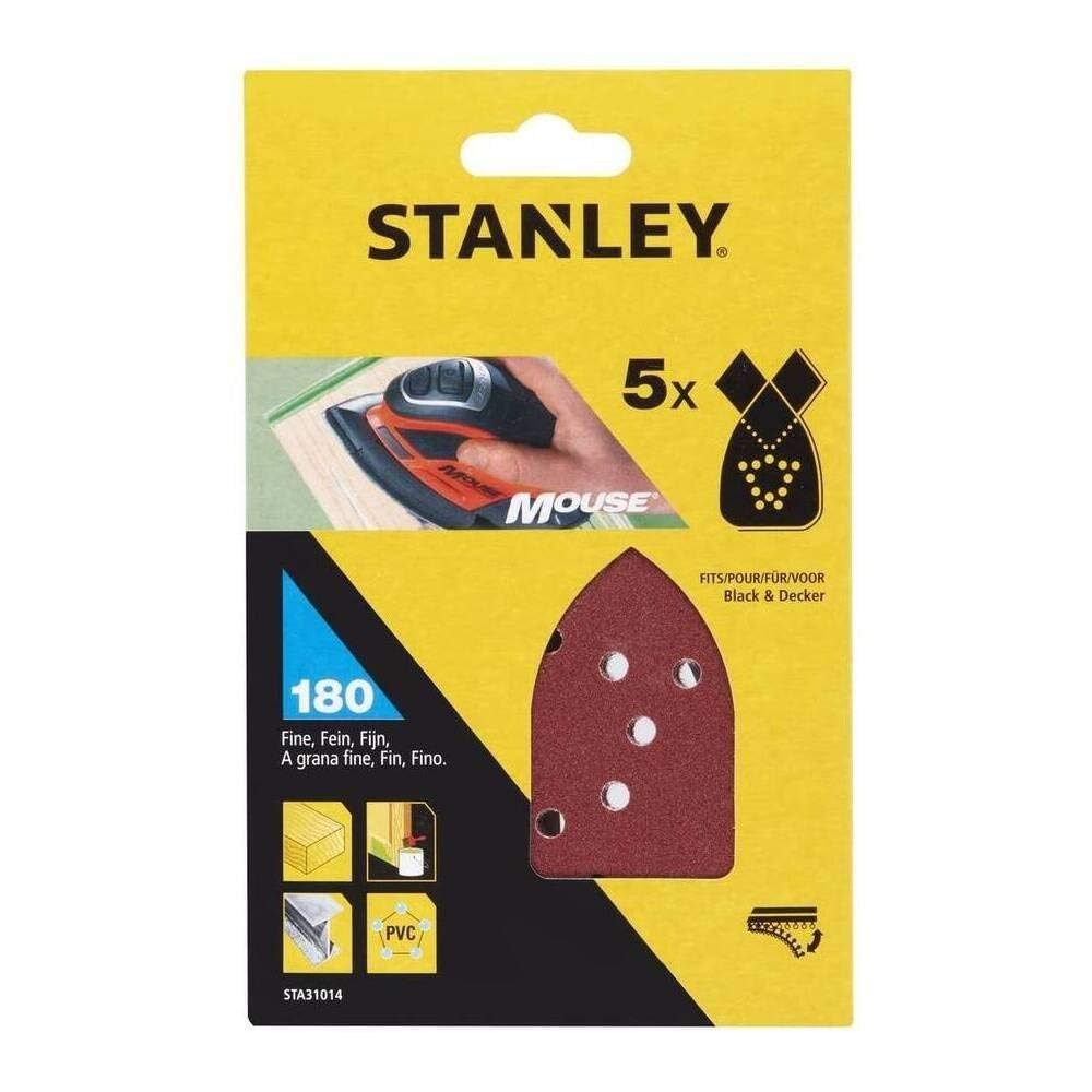 Stanley Brown 5 Hojas De Lija Grano 180