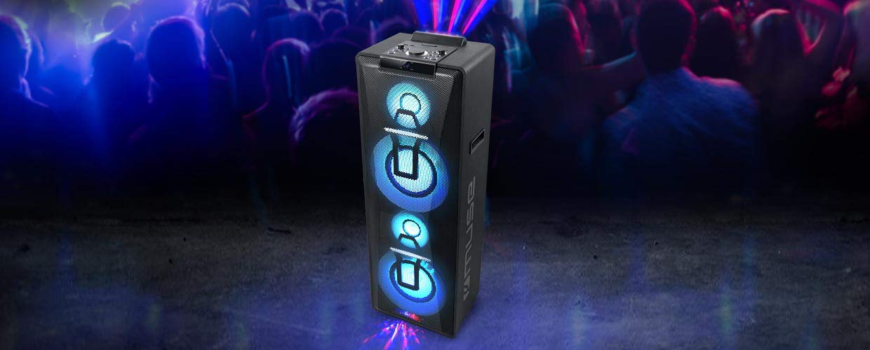 MUSE Chaîne HiFi M-1990 DJ - Bluetooth/NFC - 1000 W