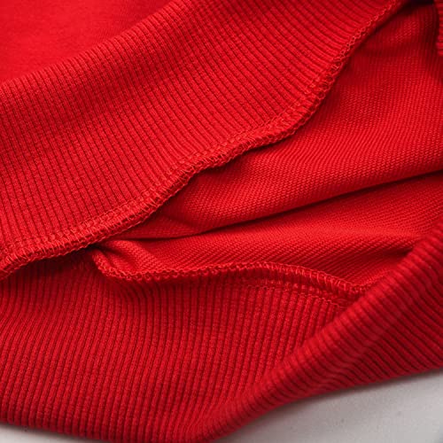 Zgekmby Kids Pullover Hoodie Red - Image 5