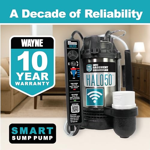 Image of WAYNE Flood Protection Pump Bundle - WaterBUG Submersible Utility Pump + Basement Guardian Smart Sump Pump | Emergency Water Removal & Long-Term Basement Protection