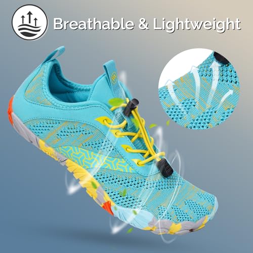 Image of HiGropcore Barefoot Shoes Women Men Hike Minimalist Shoes Wide Toe Box Zero Drop Grounded Footwear for Hiking Walking Daily Wear