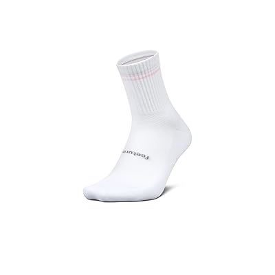 Feetures High Performance Max Cushion Quarter Tall Athletic Shoes Petal Stripe