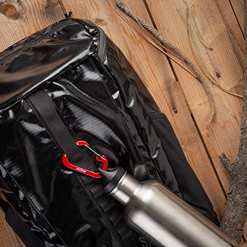 Nite-ize CSLA4-10-R6 Moschettone Slidelock, Rosso