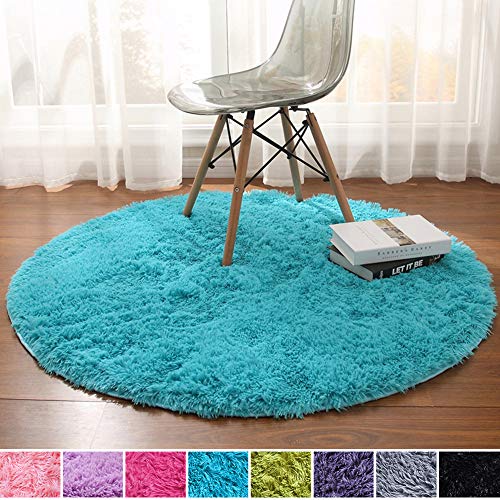 Best Aqua Round Rug